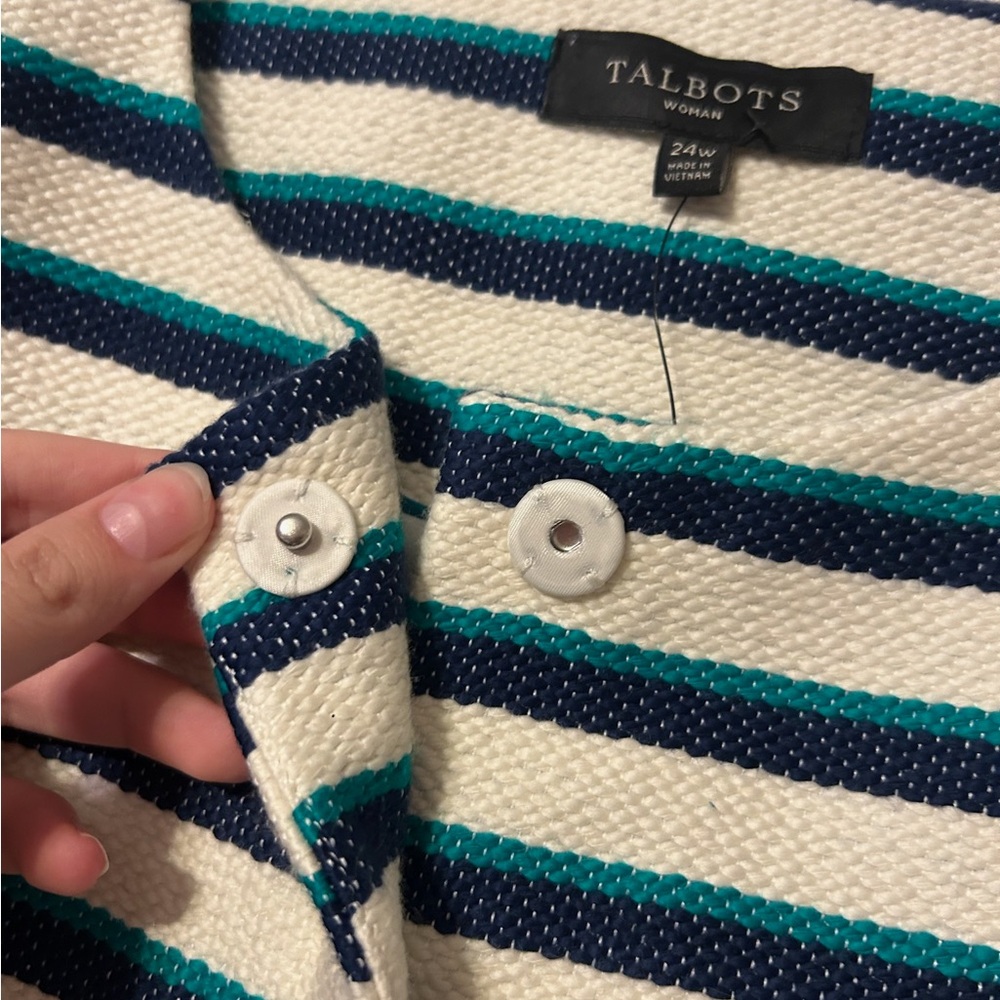 Talbots Striped Jacket - Picture 3 of 5